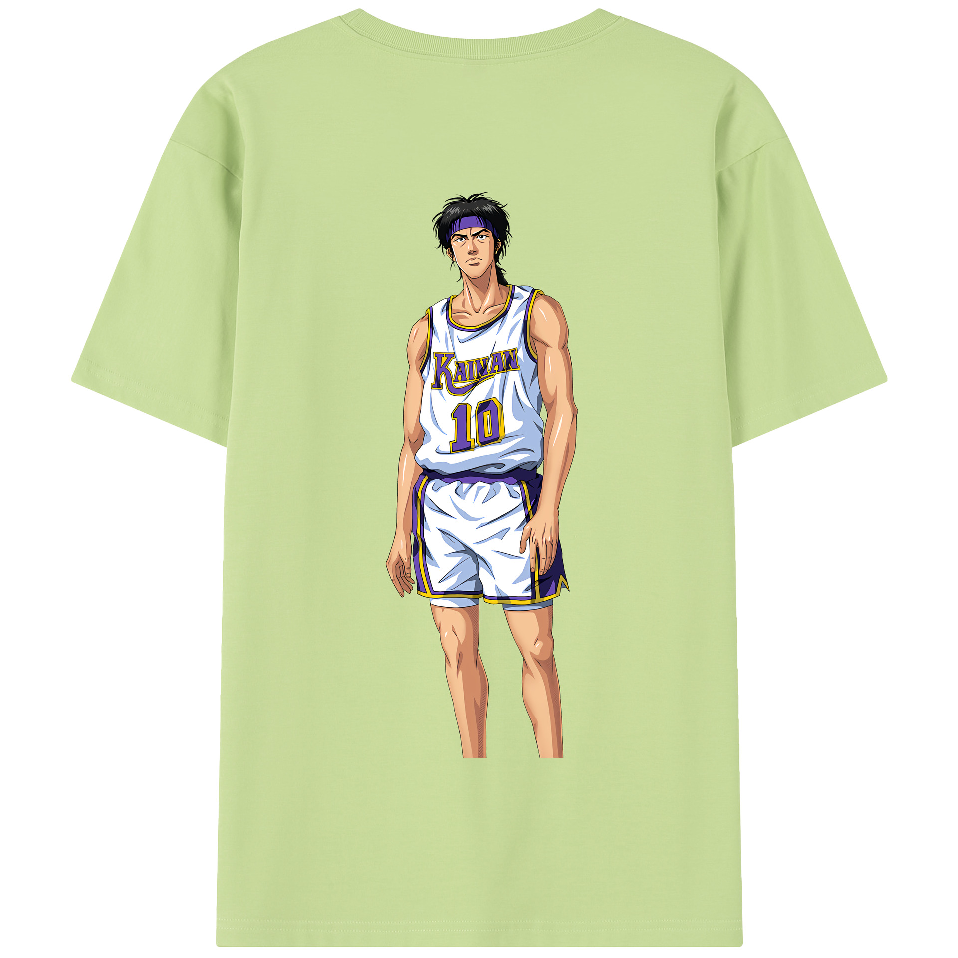 SLAM DUNK／スラムダンク 綿100％半袖Tシャツ（背面プリント）